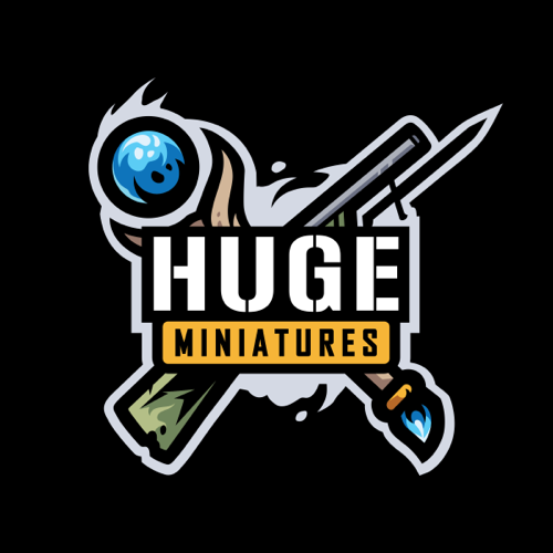 Huge Miniatures logo