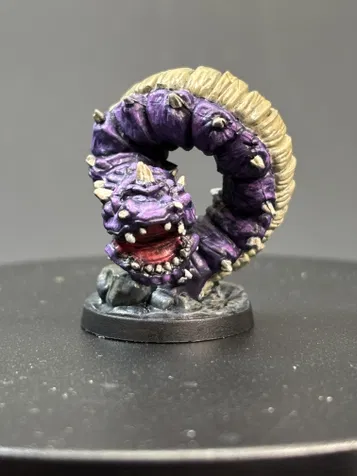 A Baby Purple Worm