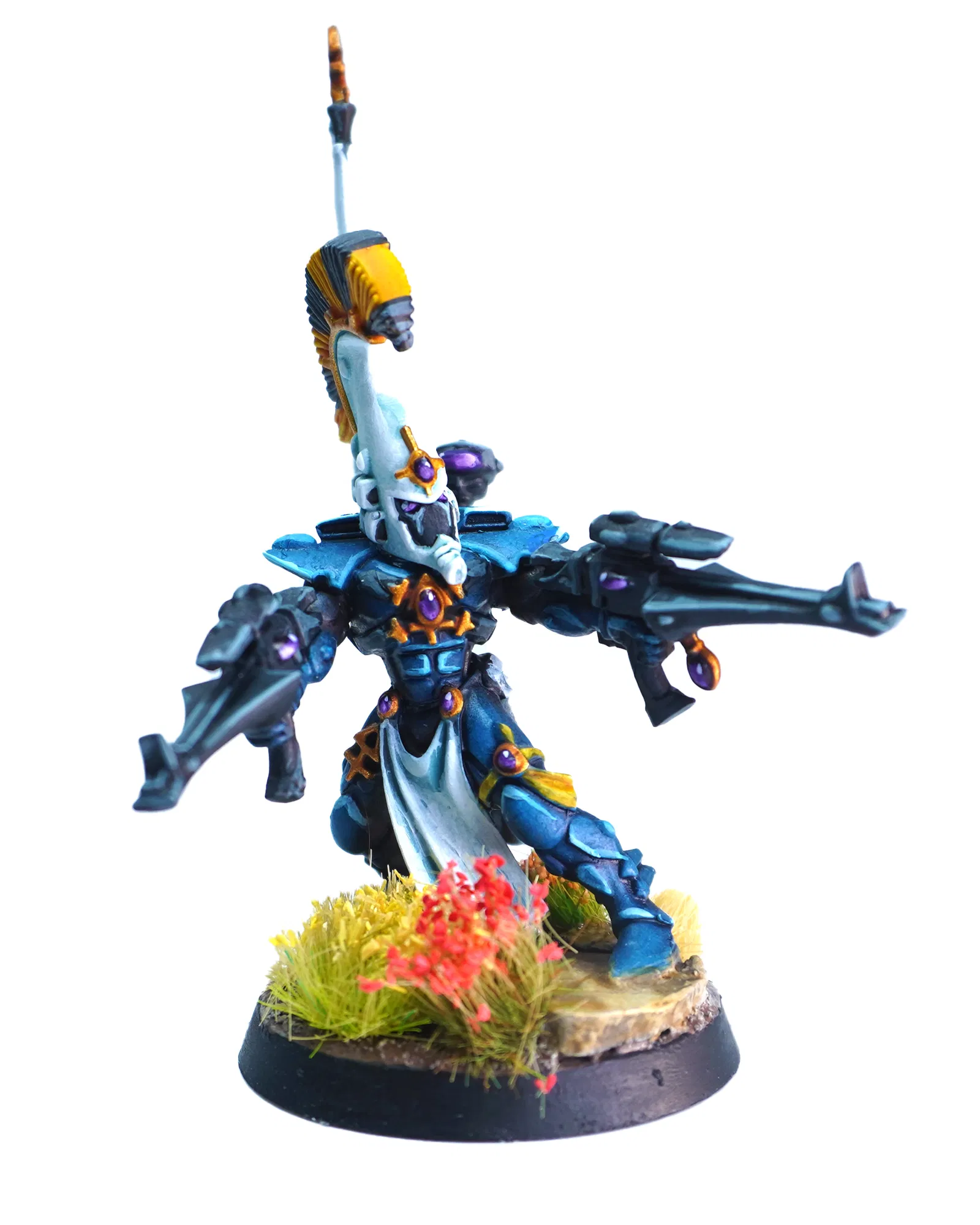 Aeldari Dire Avenger - Painting every Aeldari Aspect with a Sponge image 1