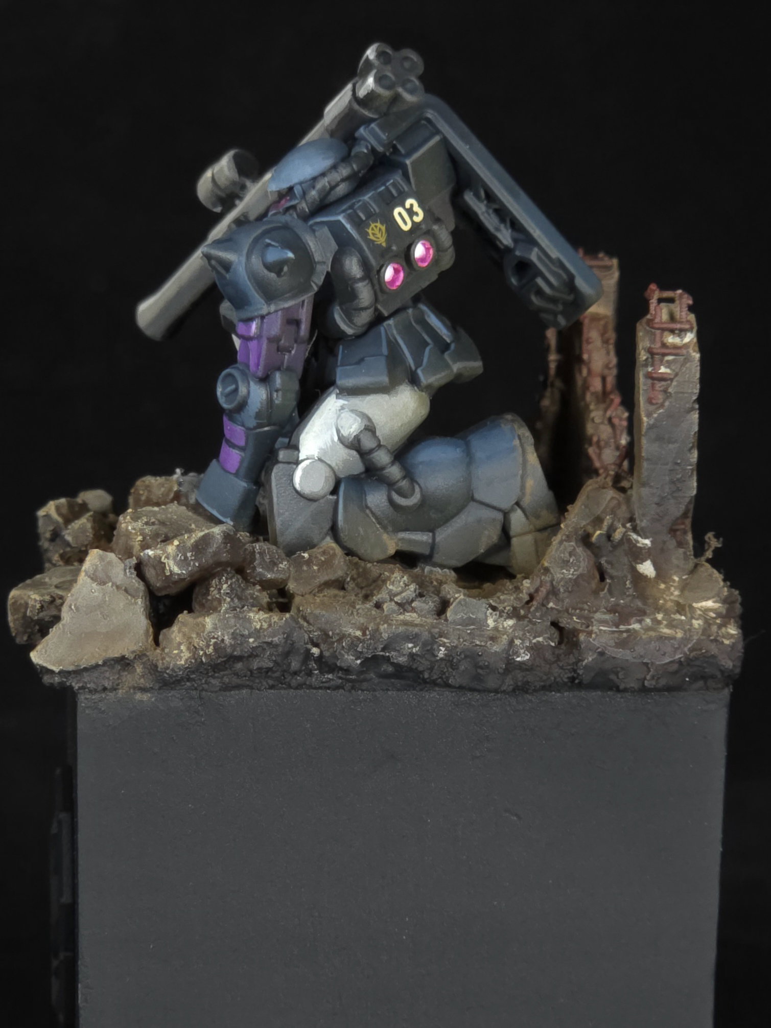 Black Tri-Stars Zaku II - Gundam Assemble Launch Showcase image 4