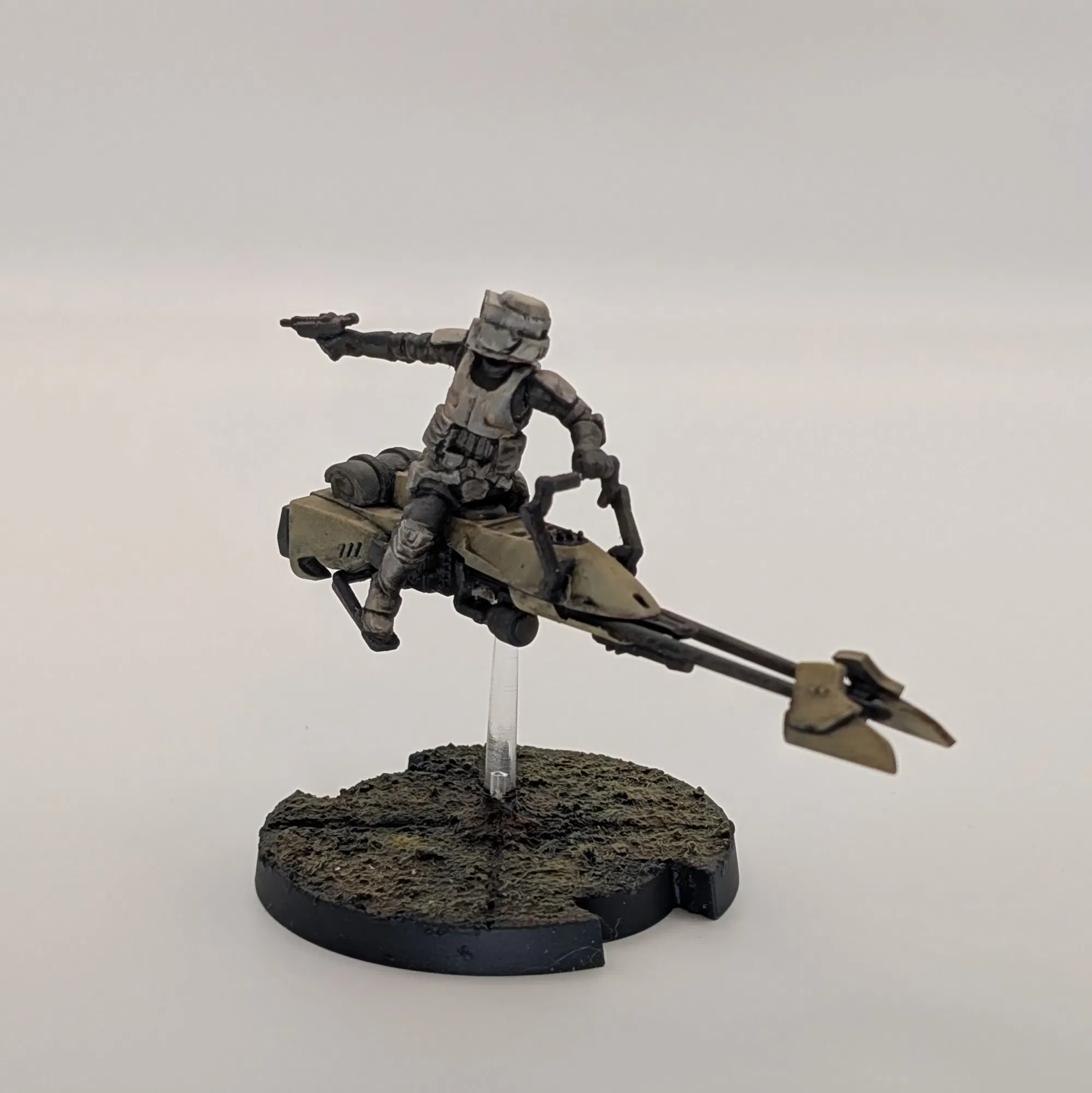74-Z Speeder Bike -- TREE!!! image 1