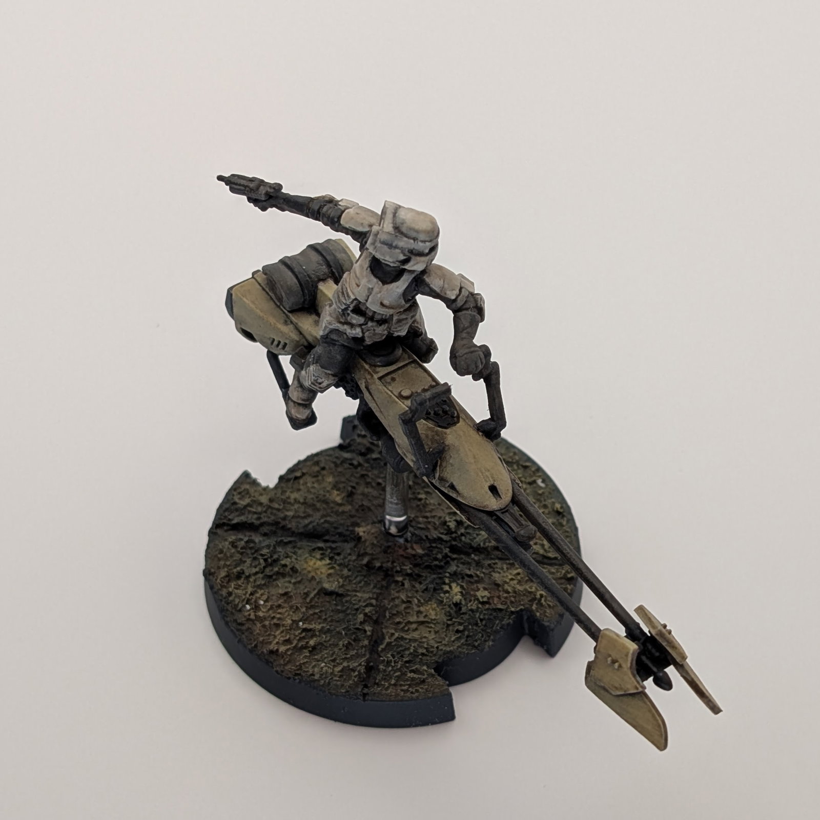 74-Z Speeder Bike -- TREE!!! image 3