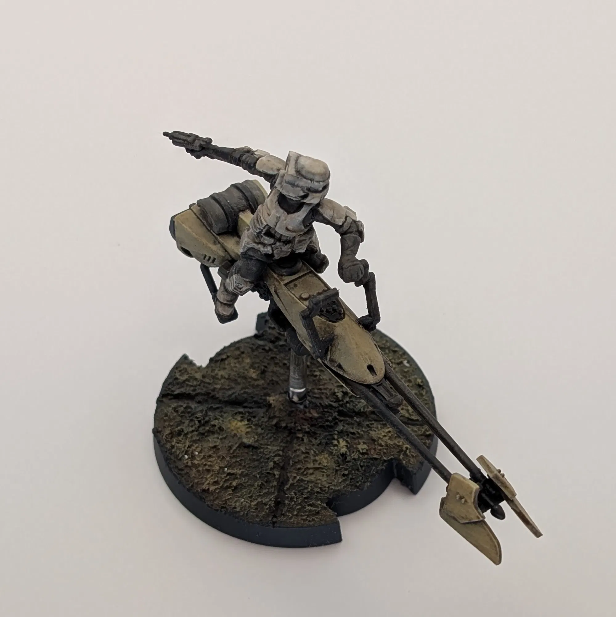 74-Z Speeder Bike -- TREE!!! image 3