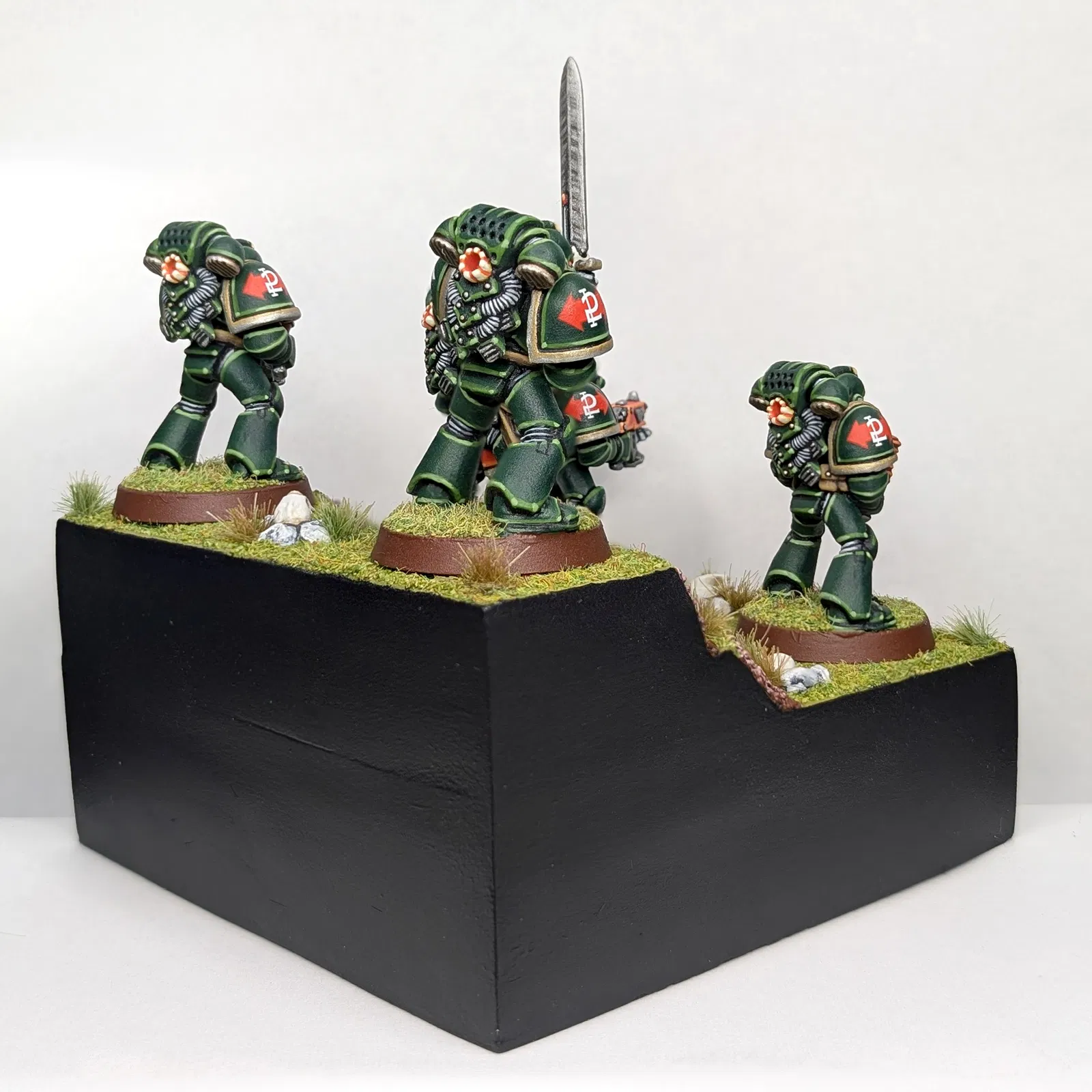 2nd Edition Grim Bright Dark Angels Squad on Temp Base image 5