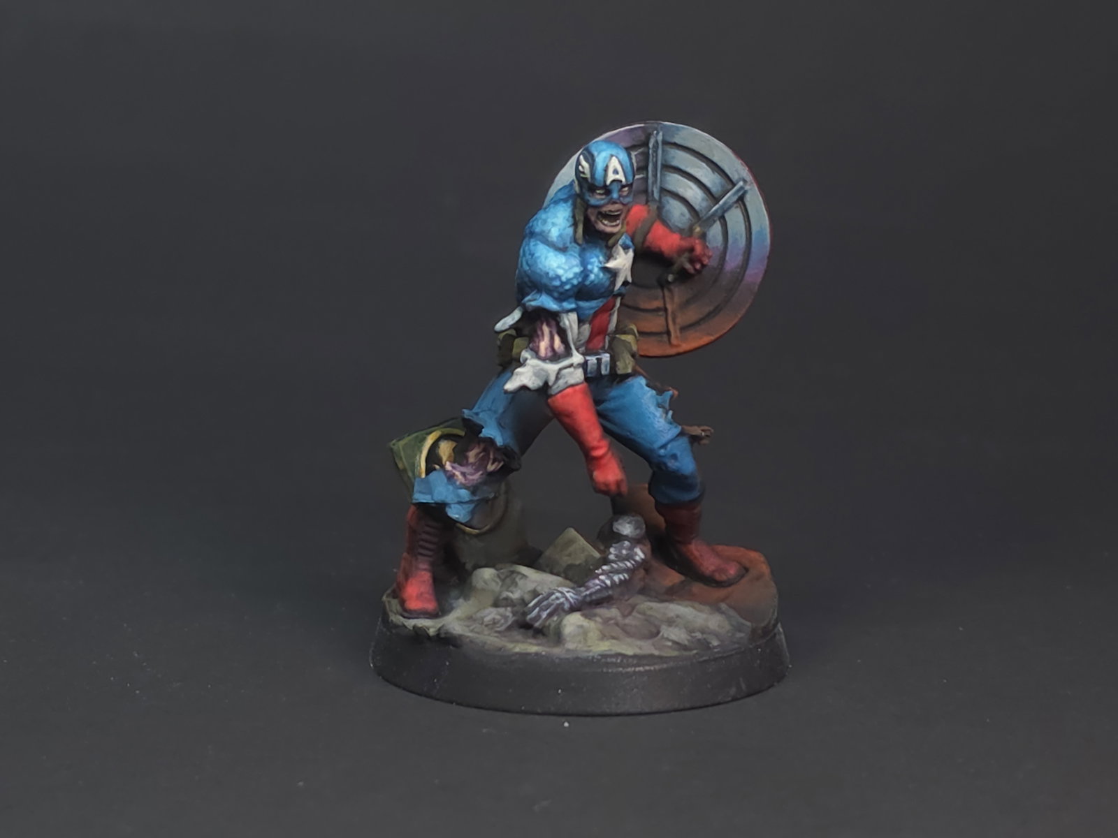 Captain america, zombie image 3