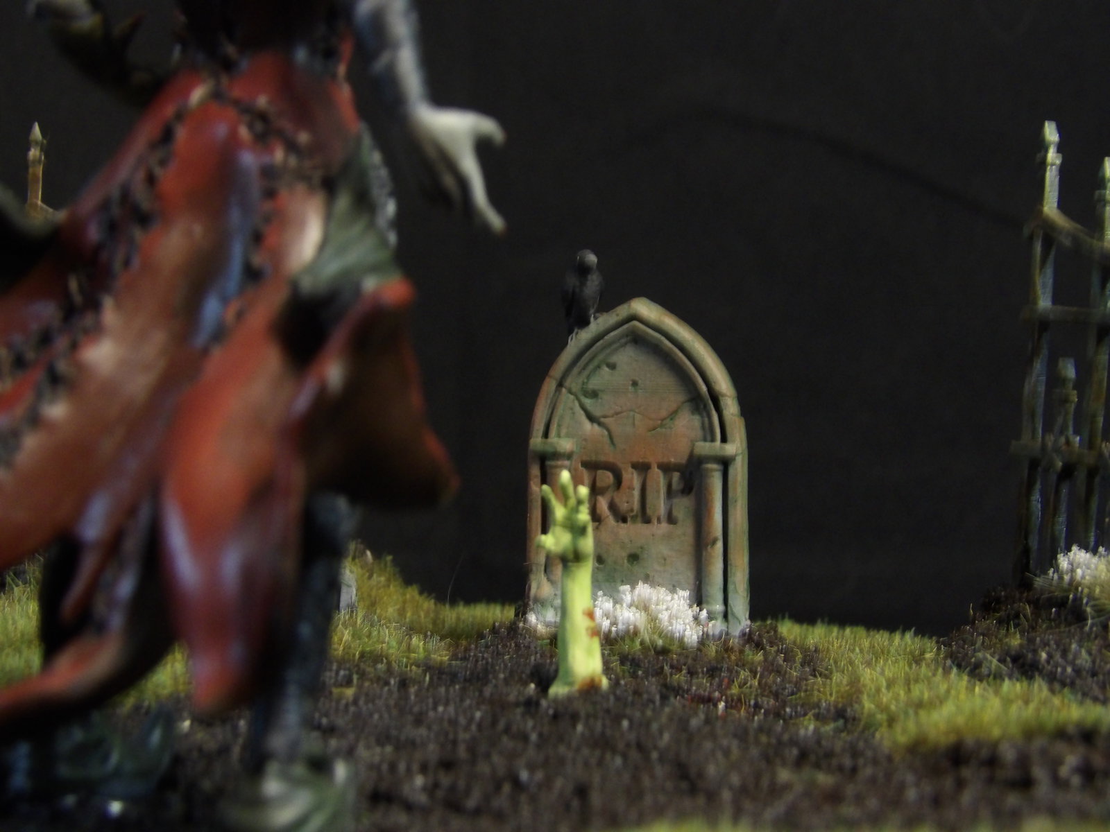 Pumpkinhead Cemetery Diorama image 2