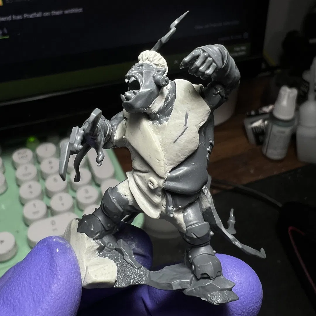 Kitbashing Process for Orkenstein’s Monster