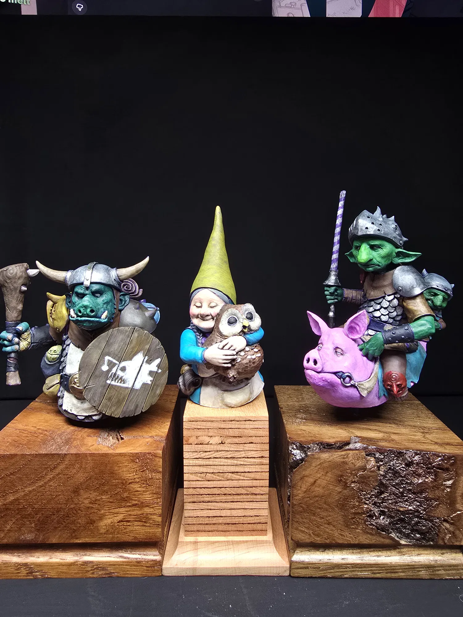 Last 3 Spira busts I painted image 1