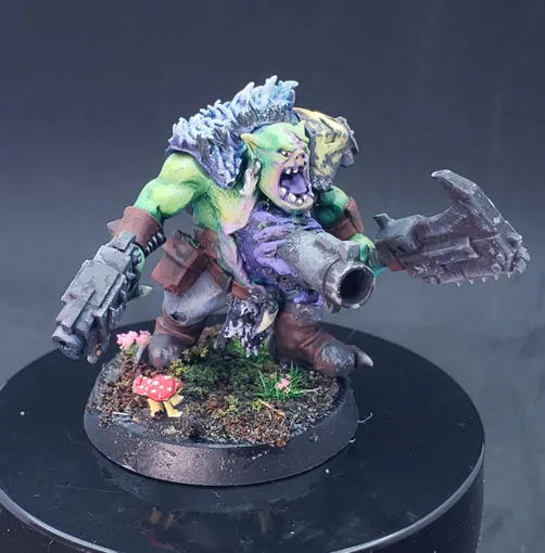 Ork with a Cannon in His Chest